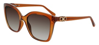 Lunettes  Soleil Salvatore Ferragamo SF1026S PEARL CARAMEL BROWN 54/19/140 femme