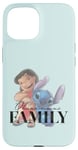 iPhone 15 Disney 100 Anniversary Lilo & Stitch D100 Quote ‘Ohana Case