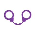 Lola Party Hard Purple Silicone Suppression Hand Cuffs Soft Bondage Restraints