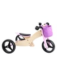 Small Foot - Wooden Tricycle and Balance Bike 2in1 Pink