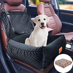 Siège de Voiture pour Chien - Rehausseur pour Chiens de Taille Moyenne et Petite - Lit de Voyage Multifonction - Coussin de canapé pour Chien - avec Couverture pour Chien - Confortable, sûr, Amovible