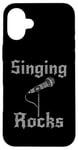 Coque pour iPhone 16 Plus Singing Rocks, chanteur chanteur musicien rock Goth