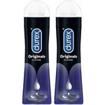 Durex Originals Perfect Glide Lubricant 2 Bottles (100ml) Condom Friendly