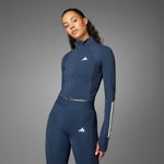 adidas Hyperglam Full-Zip Ribbed Cover-Up Women