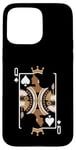 Coque pour iPhone 15 Pro Max Black History Month - Carte de la Reine Spade Africaine Noire - Fille Afro