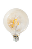 Filament dekorationslampa LED dimbar glob E27 4W ø 95 mm amber Transparent