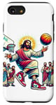 Coque pour iPhone SE (2020) / 7 / 8 Ballin with the Messiah Rejoignez la communauté Jesus Basketball