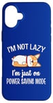 Coque pour iPhone 16 Plus Funny Kawaii Power Saving Pembroke Welsh Corgi Dog Lover