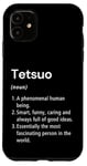 Coque pour iPhone 11 Tetsuo Définition du nom Dictionnaire amusant