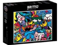 Bluebird Puzzle 1000 Puzzle Romero Britto, A garden full of colors