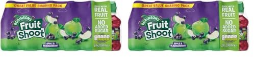 Robinsons Fruit Shoot Apple & Blackcurrant 24 x 200ml PET Bottles (Pack of 2)