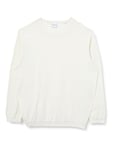 JACK & JONES PLUS Men's Jorcrayon Knit Crew Neck Pls jumper, Cloud dancer, 5XL