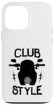 Coque pour iPhone 13 Pro Max Moto Lover Club Style Moto Stunt Moto