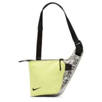 Nike Adjustable Straps Limelight Womens Crossbody Tech Bag BA5918 367 - Green Cotton - One Size