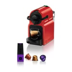 KRUPS Nespresso Inissia Machine à café NESPRESSO à capsules Espresso, Pression 19 bars, Arrêt auto, Rouge, YY1530FD