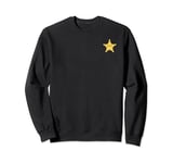 Disney Pixar Toy Story Woody Gold Sheriff Badge Sweatshirt