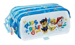 Safta Paw Patrol Pups Rule - Matériel pour Enfants, idéal pour Les Enfants, Confortable et Polyvalent, qualité et résistance, Bleu, Estándar, Trousse Triple Big