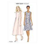 Butterick Vogue Patterns Patrons de Robes en Lin pour Femme Multicolore 15 x 0,5 x 22 cm