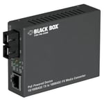 Black box BLACK BOX LPD500 SERIES FAST ETHERNET (100-MBPS) POE PD MEDIA CONVERTER - 10/100-MBPS COPPER TO 100-MBPS MULTIMODE FIBER, 1310NM, 2KM, LC (LPD504A)