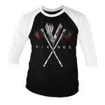 Vikings Axes Baseball 3/4 Sleeve Tee