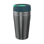 KeepCup Traveller, Reusable Travel Mug - Vacuum Insulated Stainless Steel Cup with Leakproof Sipper Lid - 16oz/454ml - Cactus