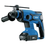 Draper D20 20V Brushless SDS+ Rotary Hammer Drill, 2 x 2.0Ah Batteries, 1 x Char