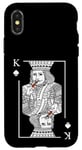 iPhone X/XS Poker Player Design for a casino party - King with Cigar Case