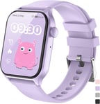 Montre Connectée Enfant Moniteur De Sommeil Fréquence Cardiaque Podomètre Calories Modes Sport Bluetooth Appel Étanche Réveil Jeux Jouet Fitness Tracker Cadeau- Fille Garçon Adolescent 3+ Ans