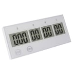 999 dagars nedräkningsklocka Elektronisk digital timer VIT White