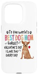 Coque pour iPhone 15 Pro Chihuahua Best Dog Mom Valentines Day Funny Puppy Dogs