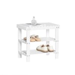 Etagère à chaussures, Banquette en bambou haute de gamme, FSR02-K-W, SoBuy