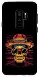 Coque pour Galaxy S9+ Sugar Skull Day Dead Squelette Halloween T-shirt graphique