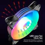 New 6x 120mm RGB LED Fan Silent Multi Layer Colorful Lighting Efficient Cooling