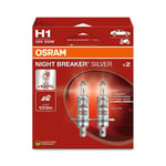 Osram Night Breaker Silver 12V H1 55W 2 st