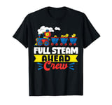 Full Steam Ahead Crew Train Birthday T-Shirt