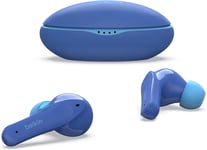 Soundform Nano, ¿¿couteurs Enfants True Wireless, Limite De 85 Db (Protection Auditive), Apprentissage En Ligne, ¿¿cole, Certifi¿¿ Ipx5, 24 H De Lecture Pour Iphone, Galaxy, Pixel, Etc. Bleu