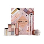 Revolution Beauty Pink Glow Get The Look Set Maquillage, Coffret 6 Pièces: Pinceaux, Baume, Fard à Paupières, Gloss Lèvres & Paillettes Corps, Sans Cruauté