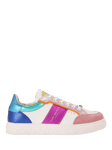 Kurt Geiger London Kensington Leather Slim Cupsole Trainers, Multi