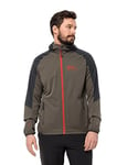 Jack Wolfskin Men's Feldberg Hoody M Softshell Jacket, Cold Coffee, XXX-Large