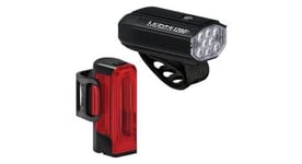 Paire d eclairages lezyne lite drive 1200    strip drive pro 400  noir