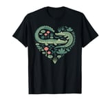 Cute Alligator Heart Crocodile Gator for Kids T-Shirt