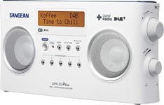 Sangean DPR25 Tragbares Digital-Radio (LCD-Display, DAB+, FM-RDS, LED) schwarz