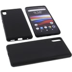 Bag for Sony Xperia L3 Phone Case Protection TPU Rubber Black