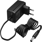 12V Strømforsyningsenhet med 5.5mm x 2.5mm DC-plugg, 18 W, 1.5 A