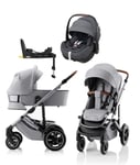 Britax Smile 5Z duovagn + Pebble 360 Pro2 babyskydd + isofixbas