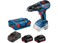 Bosch Gsb 18V-50 Drill/Driver 18 V 2 X 5 Ah Batteri (06019H5101) - Solo