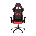 Chaise gaming / Chaise de bureau LEAGUE PRO simili cuir noir / rouge hjh OFFICE