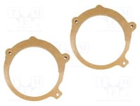 Saab 9-3 2002-2011 6.5" MDF Kaiuttimen Soviterengas (2kpl)