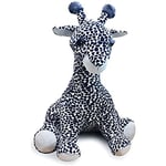 Histoire d'Ours - Peluche Girafe - Peluche Géante - 100 cm - Blanc/Bleu - Idée Cadeau - Lisi La Girafe - Terre Sauvage - HO3089