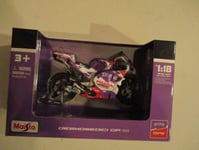 MAISTO MINIATURE MOTO GP 500 DUCATI DESMOSEDICI N°5 ZARCO JOHANN 2022  1/18°